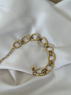 Bracelet épais doré