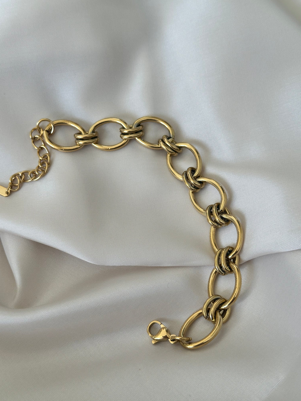 Bracelet épais doré