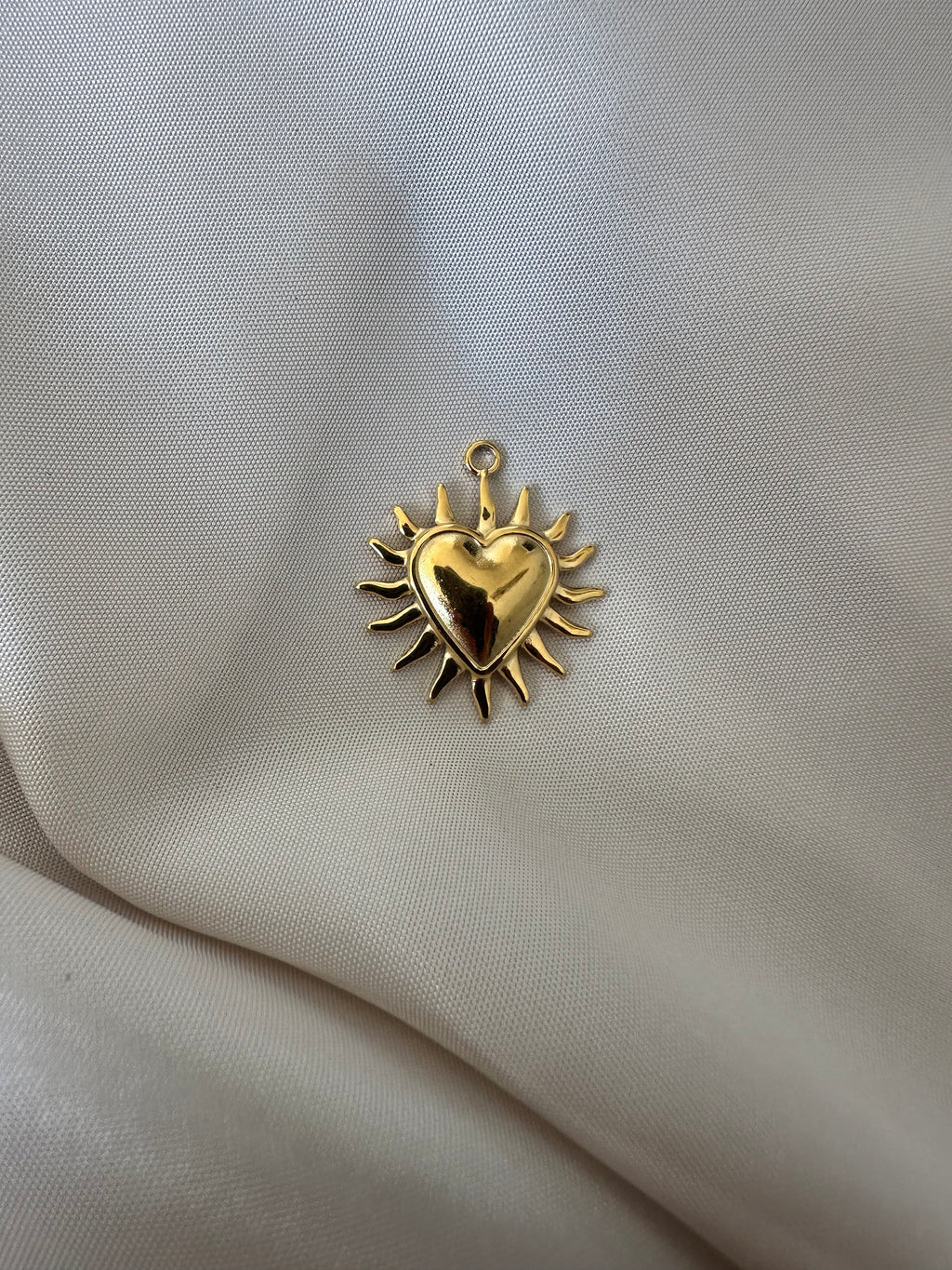 Charms coeur ex voto doré