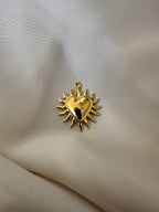 Charms coeur ex voto doré