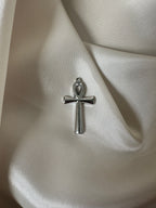 Croix Egyptienne argenté