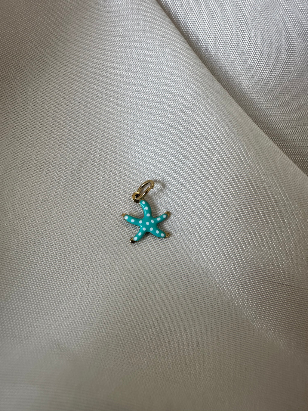 Petit charm étoile de mer bleu