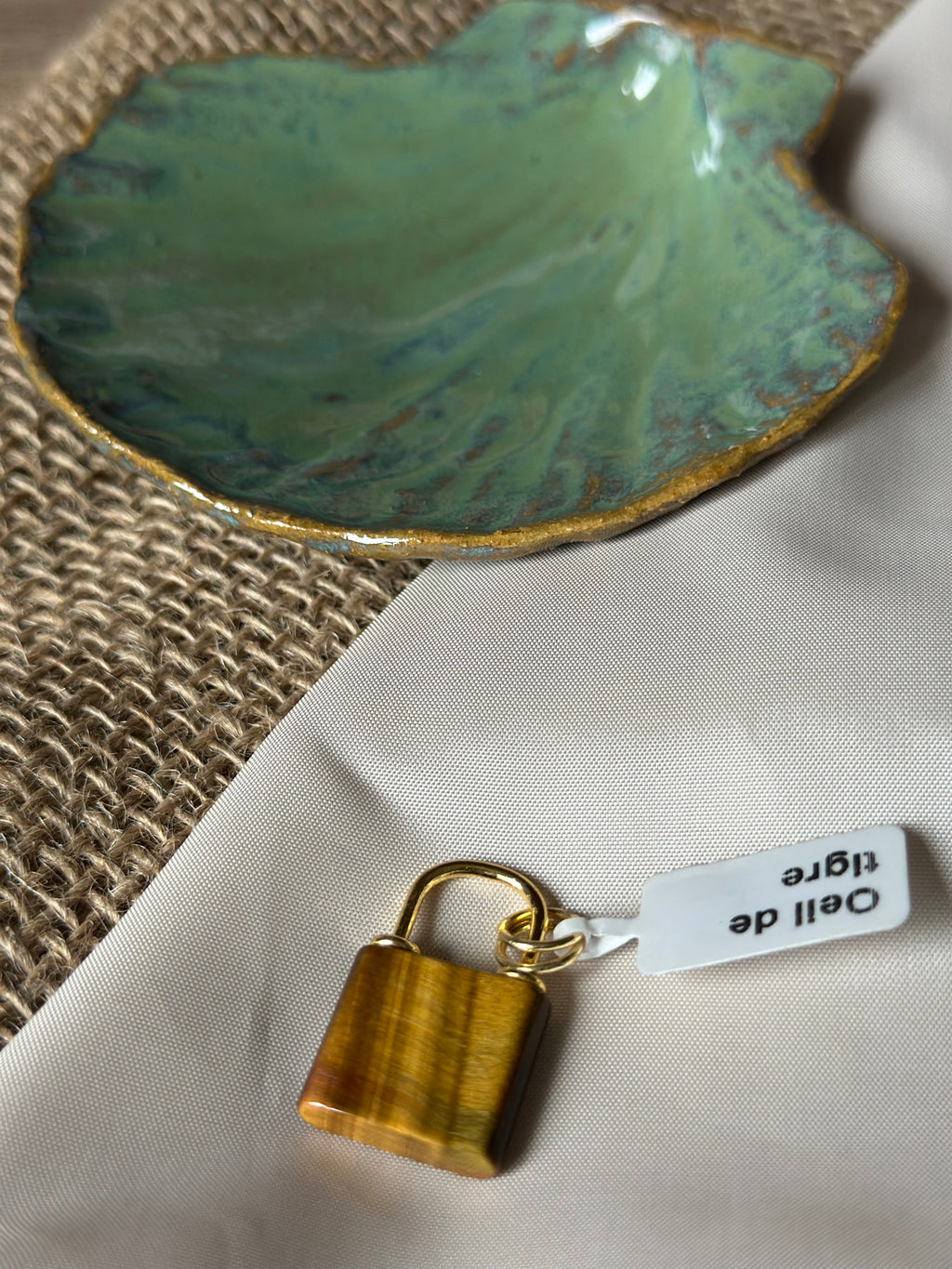 Pierre doré : Oeil de Tigre