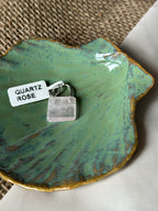 Pierre argenté : Quartz rose