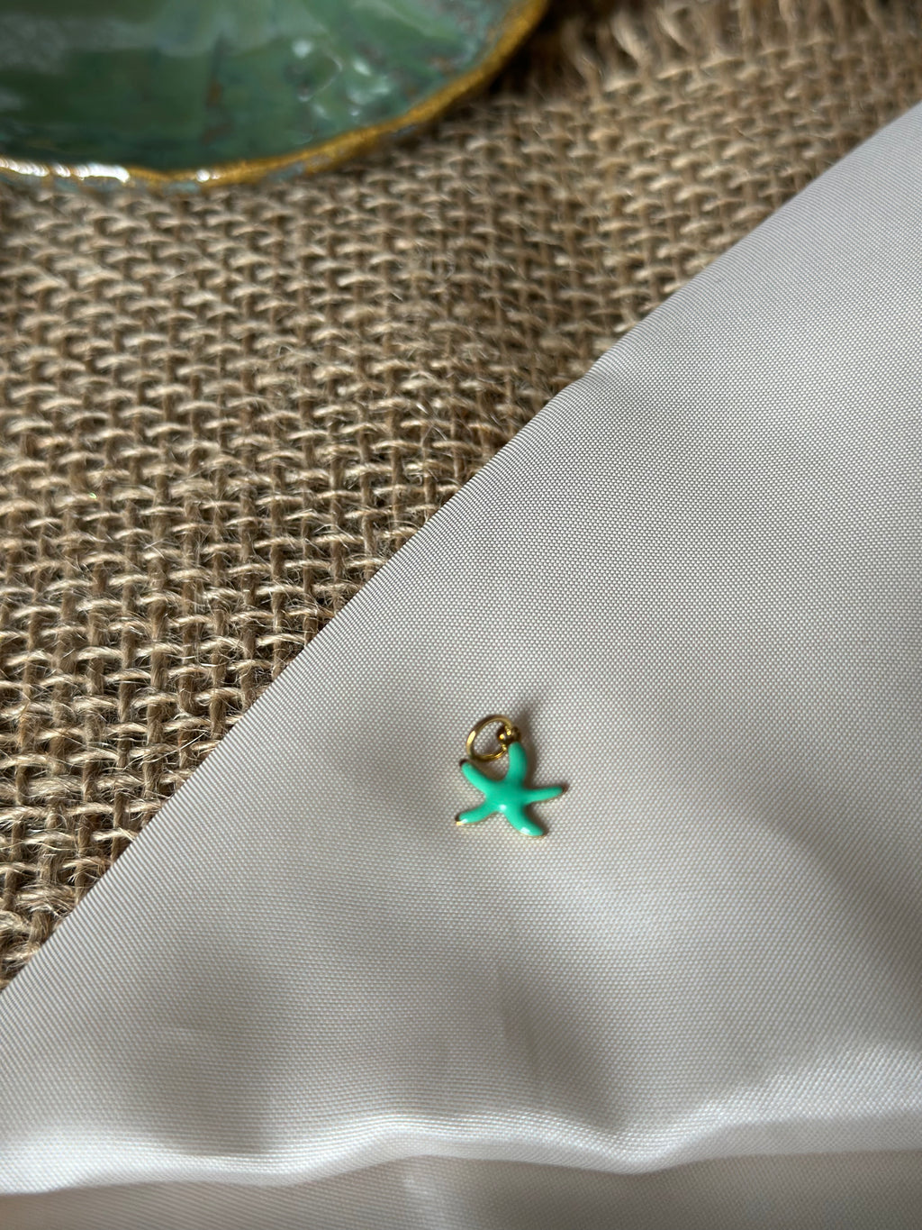 Charm étoile de mer verte