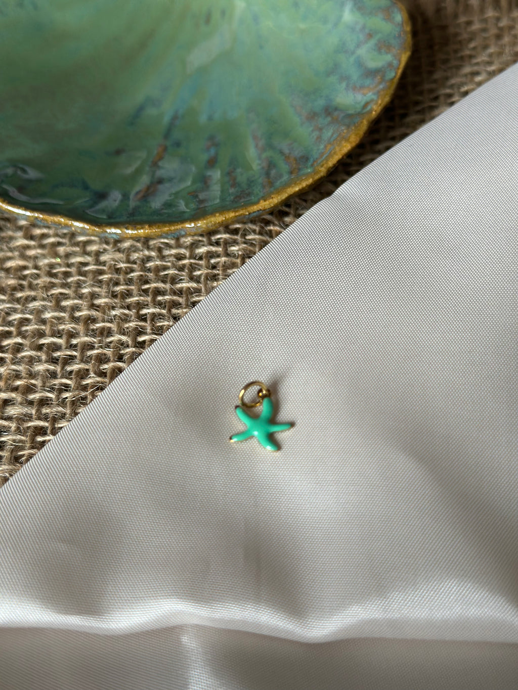 Charm étoile de mer verte