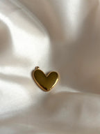 Charm coeur doré nacré